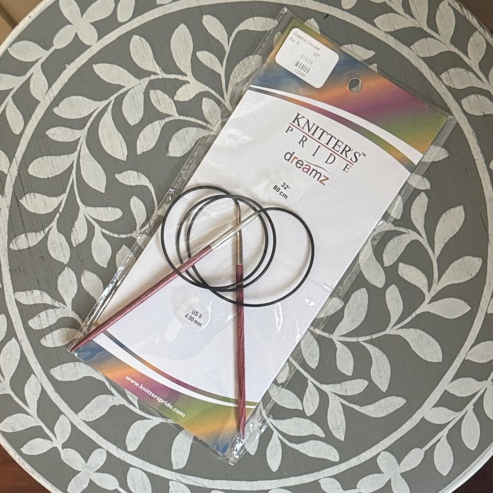 Knitter’s Pride Dreamz Circular Knitting Needles US sz 6, 4mm, 32” NWT